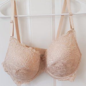 Smart & Sexy Signature Lace Push-Up Bra 42C Beige